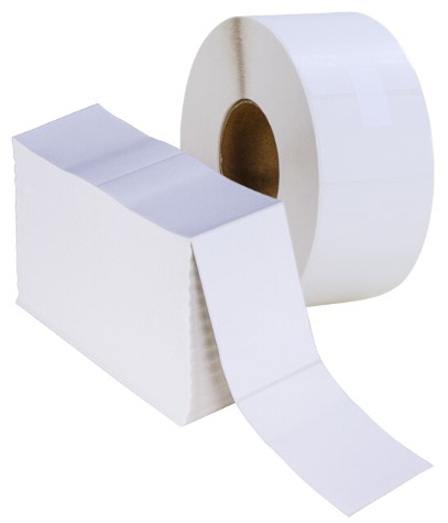 Industrial White Direct Thermal Labels